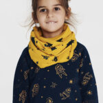 Komin dzieciecy zolty Niedzwiedzice scaled 1