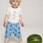 Kremowe body dla dziecka z krotkim rekawem Ksiezyc scaled 1