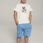 T-shirt Borsuk - Kremowy - obrazek 4