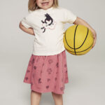 T shirt dla dziecka kremowy Kot scaled 1