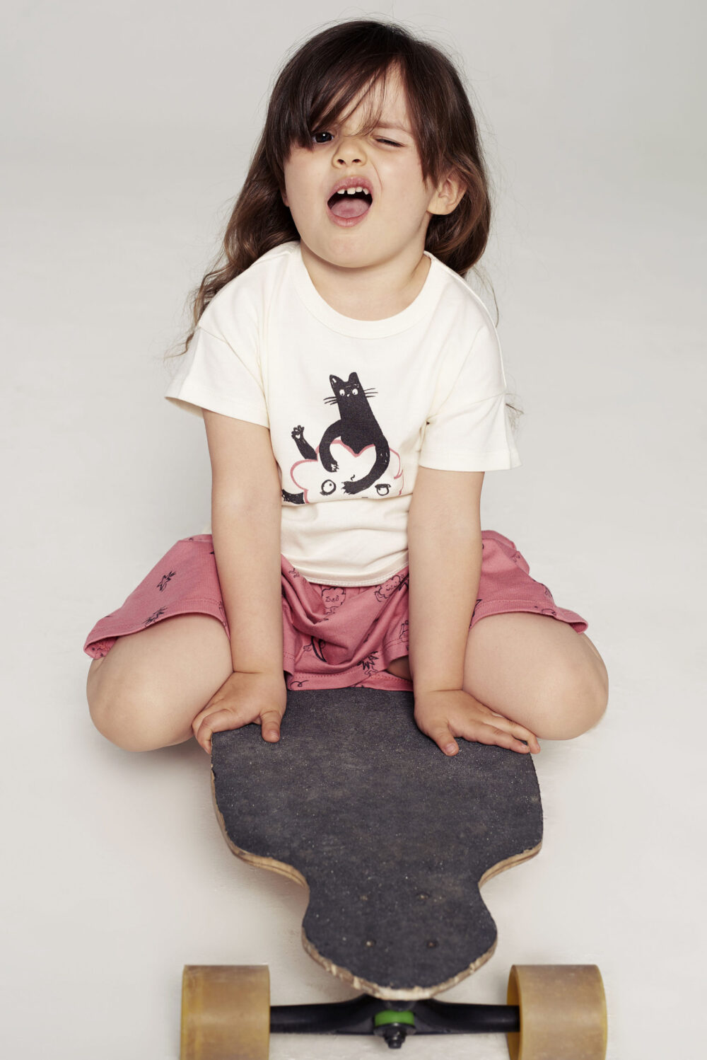 T-shirt Kot - Kremowy - obrazek 3