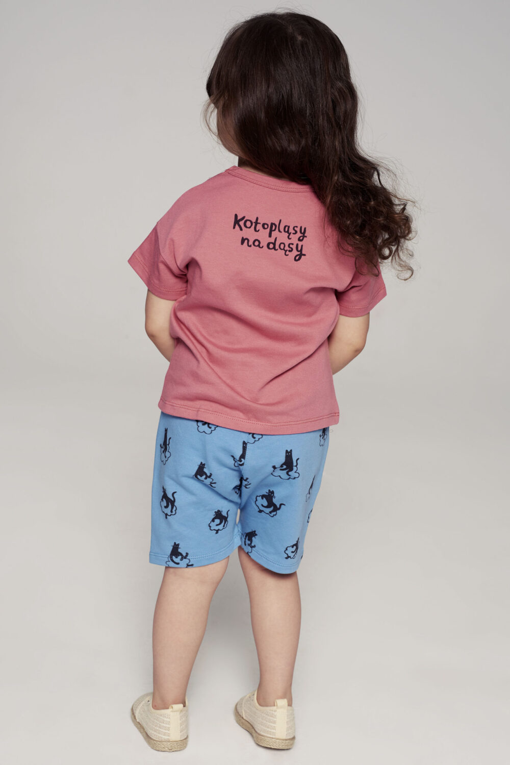 T-shirt Kot - Różowy - obrazek 2