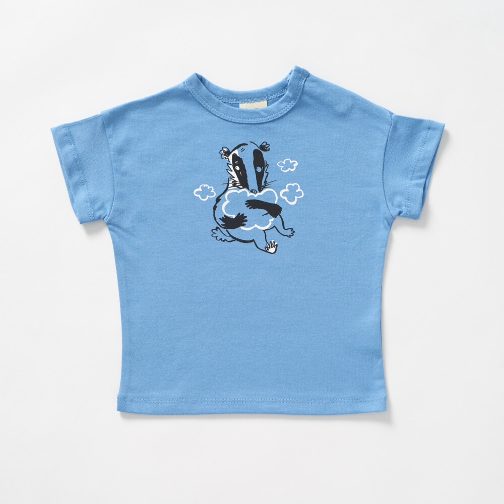 T-shirt Borsuk - Niebieski