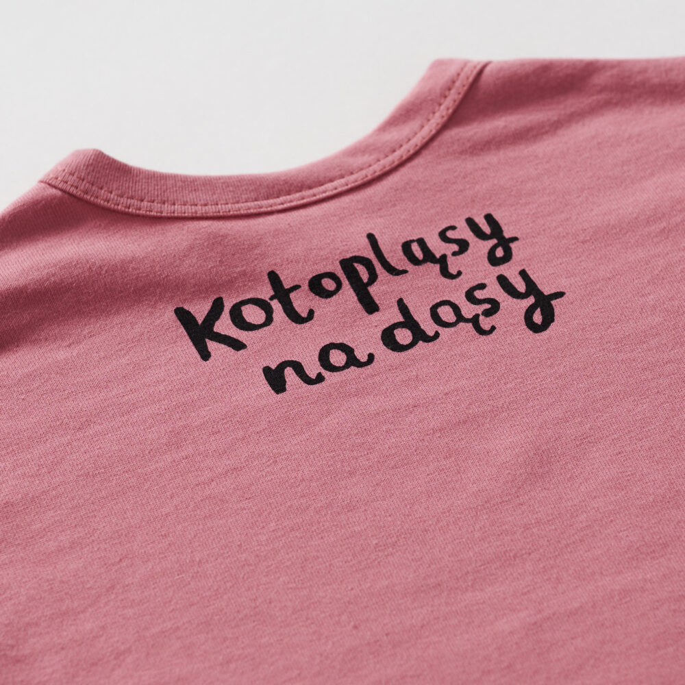 T-shirt Kot - Różowy - obrazek 4