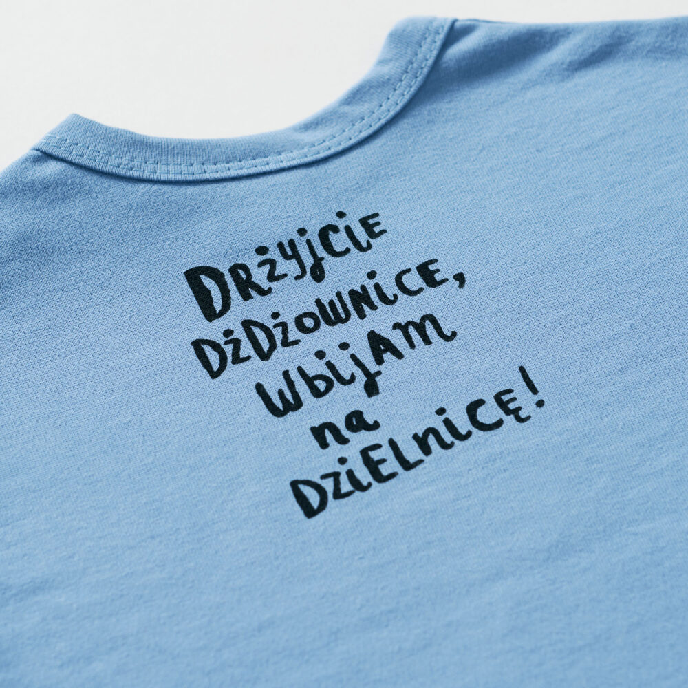 T-shirt Kret - Niebieski - obrazek 3
