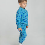 Bluza Kropki niebieska - obrazek 3