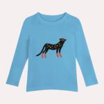 niebieski longsleeve pantera