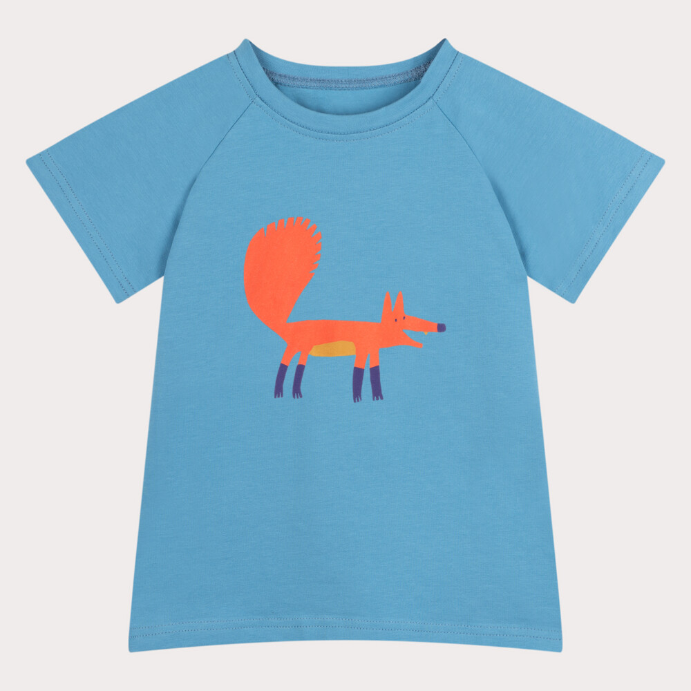 T-shirt Lis niebieski - obrazek 2